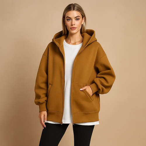 Drune | Oversized Damenhoodie mit Kapuze