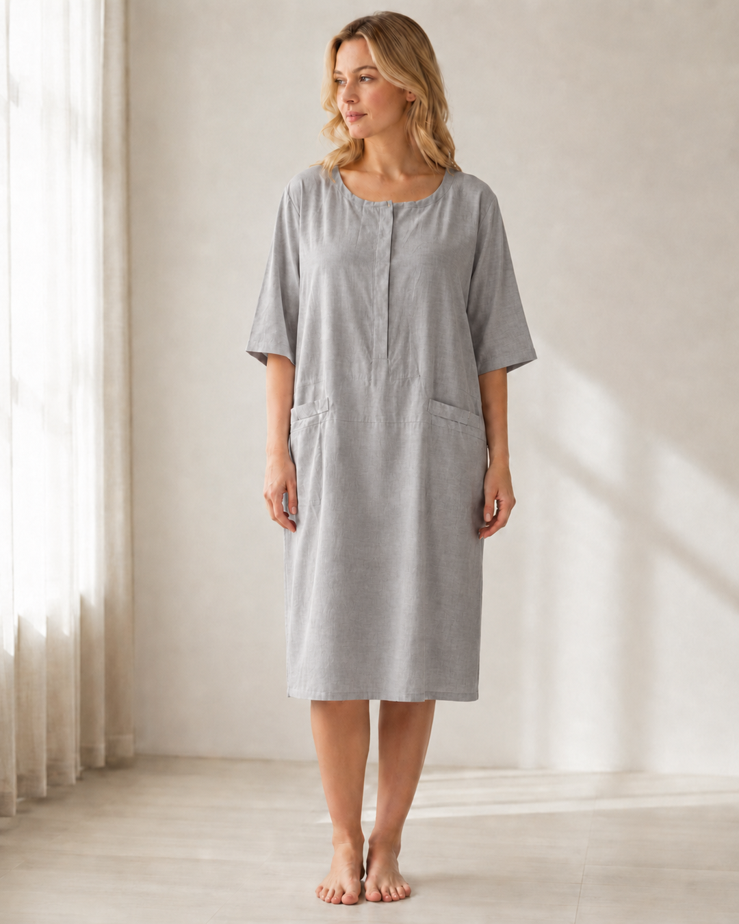 Drune | Damen Kurzarm  Kleid