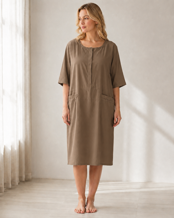 Drune | Damen Kurzarm  Kleid
