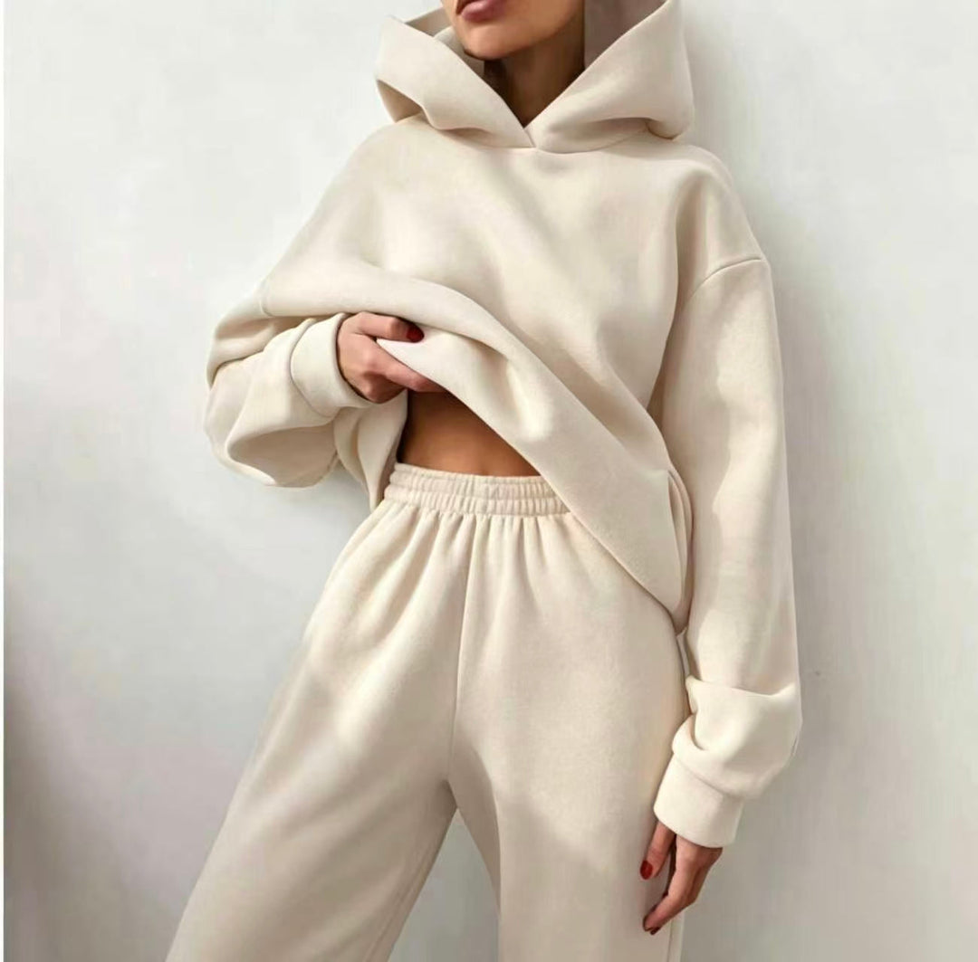 Jogging Set Damen Komfort Weiches Set Loungewear | Drune