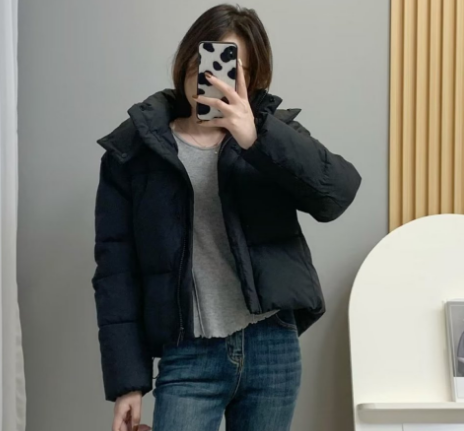Drune | Damen Hoodie Pufferjacke