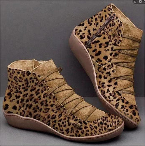Damen nan knöchelhoher Softleder-Sneakerboot mit seitlichem Reißverschluss elastischer Zierschnürung und ergonomischer Komfortsohle Drune