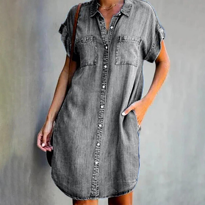 Drune | Elegantes Denim Kleid