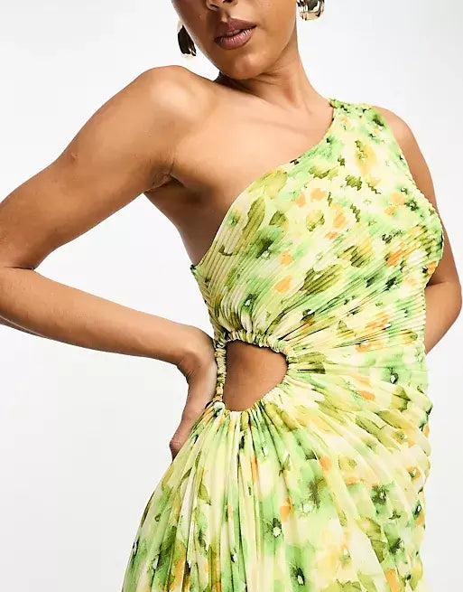 Drune | One Shoulder Maxikleid