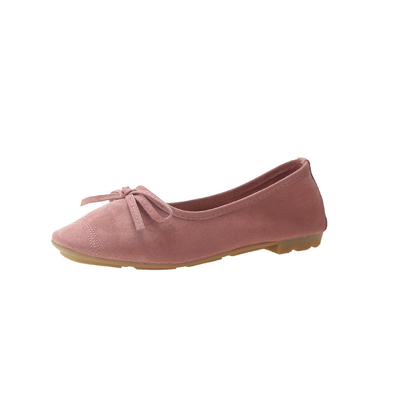 Damen Ballerinas mit Zartem Schleifen-Design und Weichem Obermaterial Drune