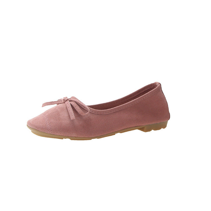 Damen Ballerinas mit Zartem Schleifen-Design und Weichem Obermaterial Drune