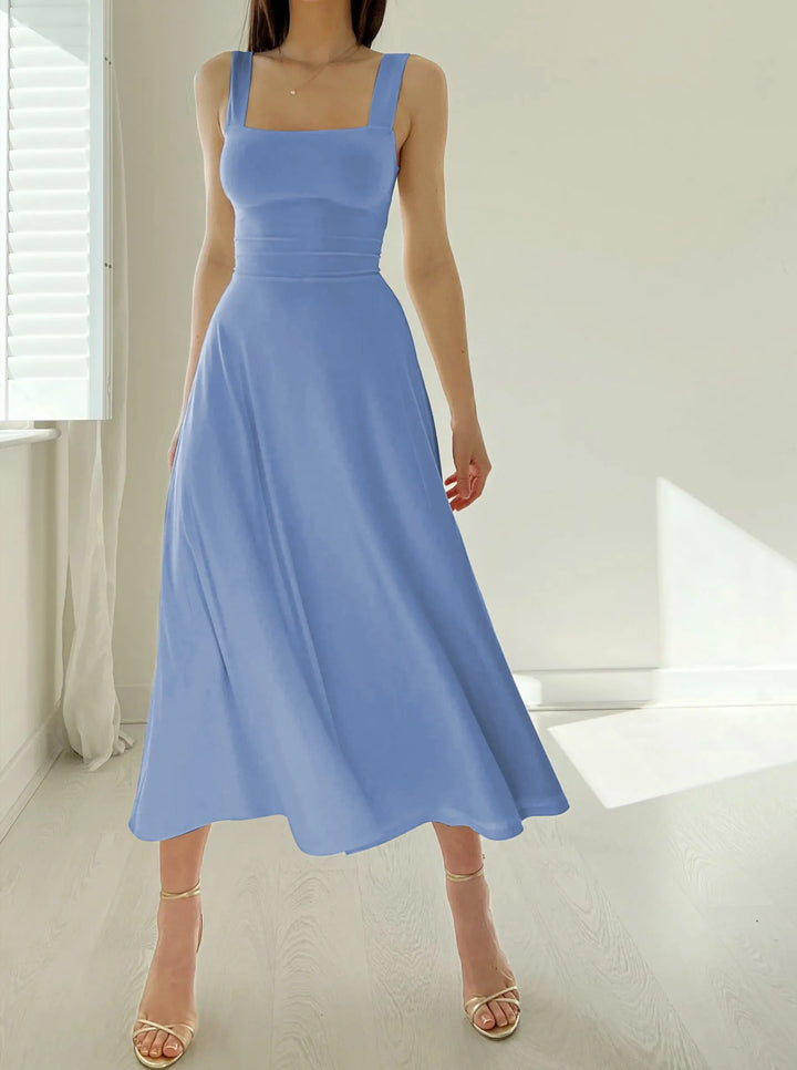 Drune | Dickriemen Midi Kleid