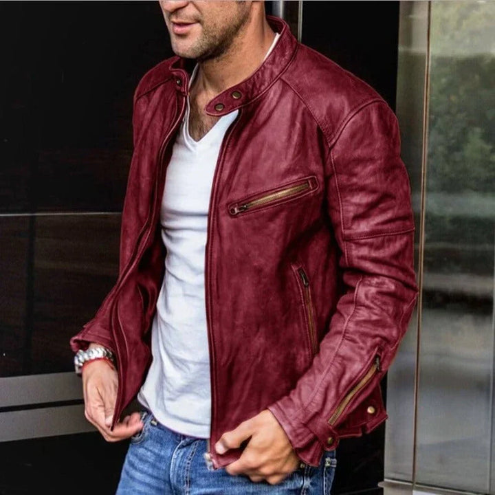 Drune | Klassische Lederjacke für Herren