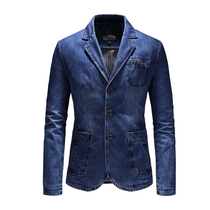 Herren Eleganter Jeansblazer Drune