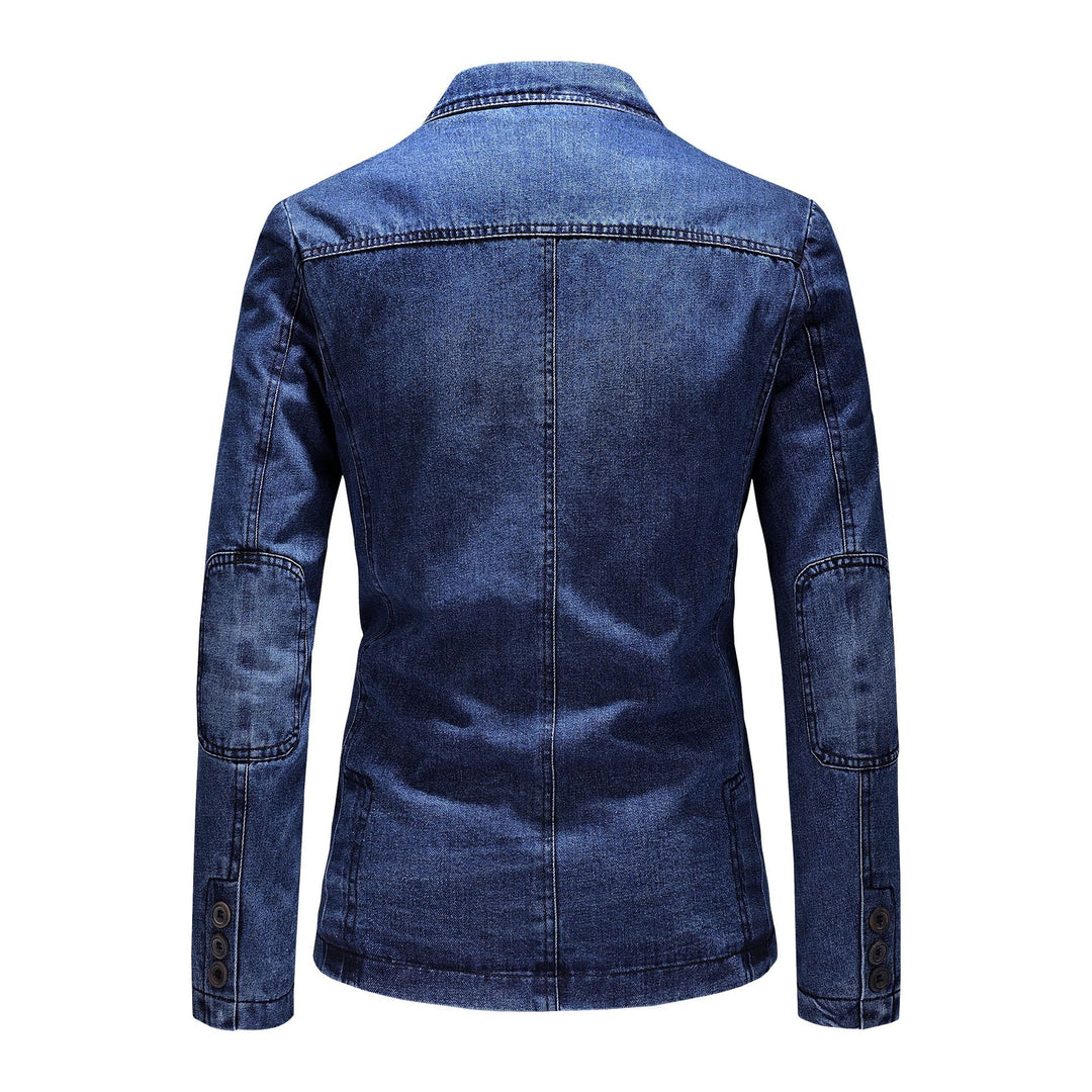 Herren Eleganter Jeansblazer Drune