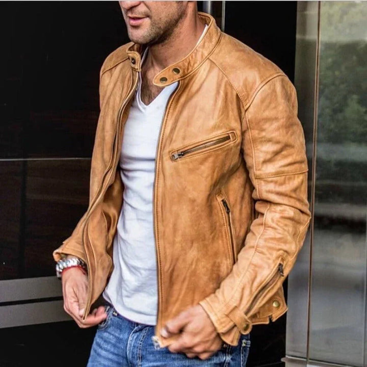 Drune | Klassische Lederjacke für Herren