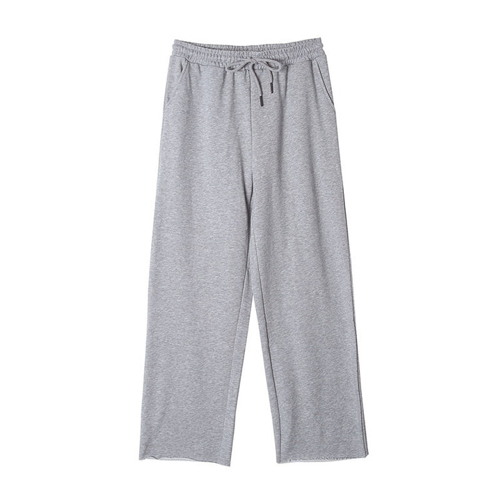 Damen Bequeme Jersey-Hose mit elastischem Bund und weitem Schnitt
