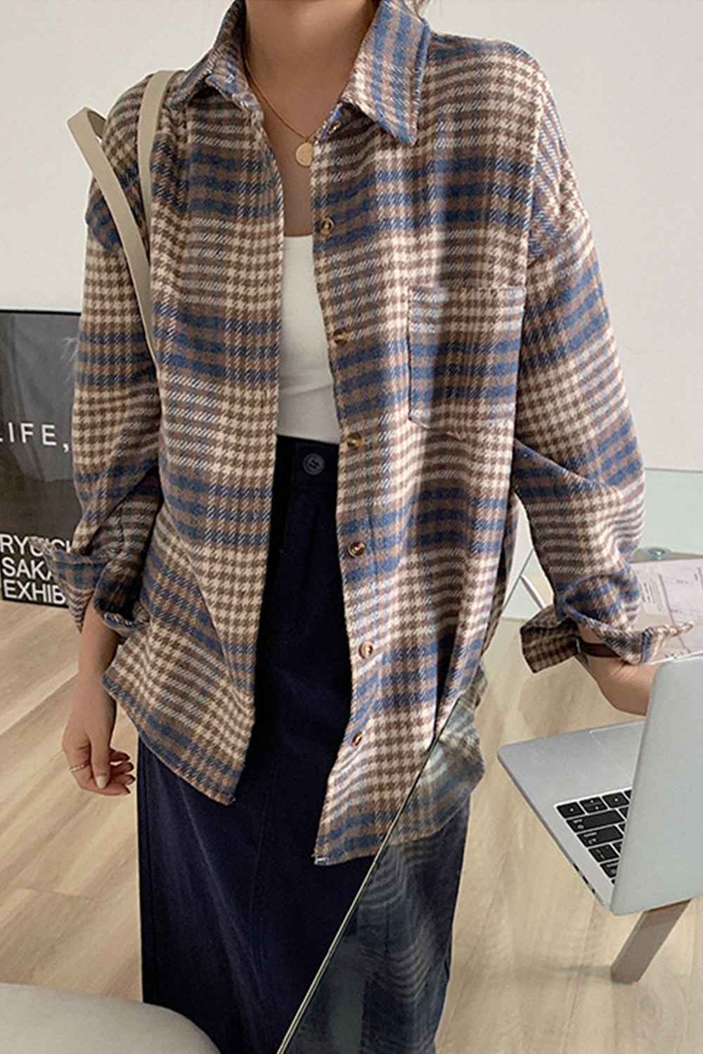 Drune | Tweed Karottenhemd