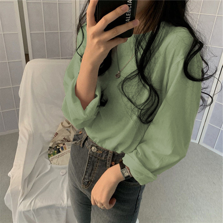 Damen Langarmshirt mit lässigem Schnitt und zeitlosem Design