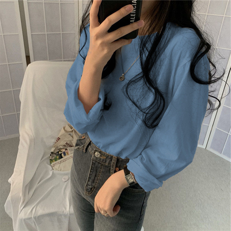 Damen Langarmshirt mit lässigem Schnitt und zeitlosem Design
