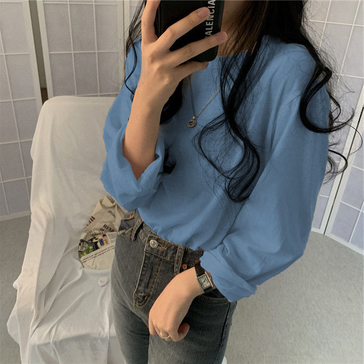 Damen Langarmshirt mit lässigem Schnitt und zeitlosem Design