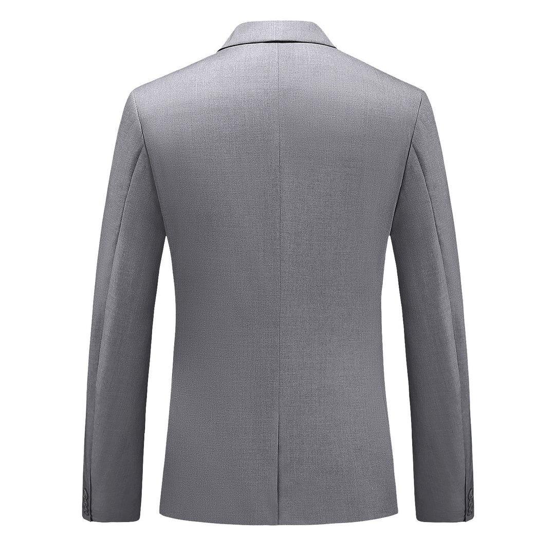 Herren nan elegantes Businesssakko Slim Fit mit schmaler Silhouette und modernem Reverskragen Drune