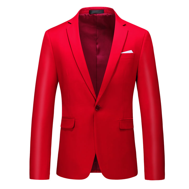 Herren nan elegantes Businesssakko Slim Fit mit schmaler Silhouette und modernem Reverskragen Drune