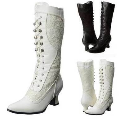 Vintage-Inspirierte Damen Stiefeletten Drune