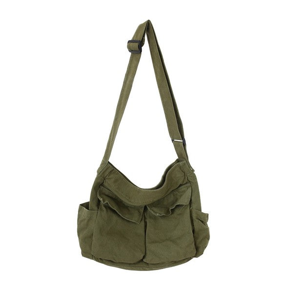 Drune | Nova Übergröße Canvas Messenger Bag