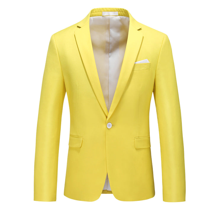 Herren nan elegantes Businesssakko Slim Fit mit schmaler Silhouette und modernem Reverskragen Drune