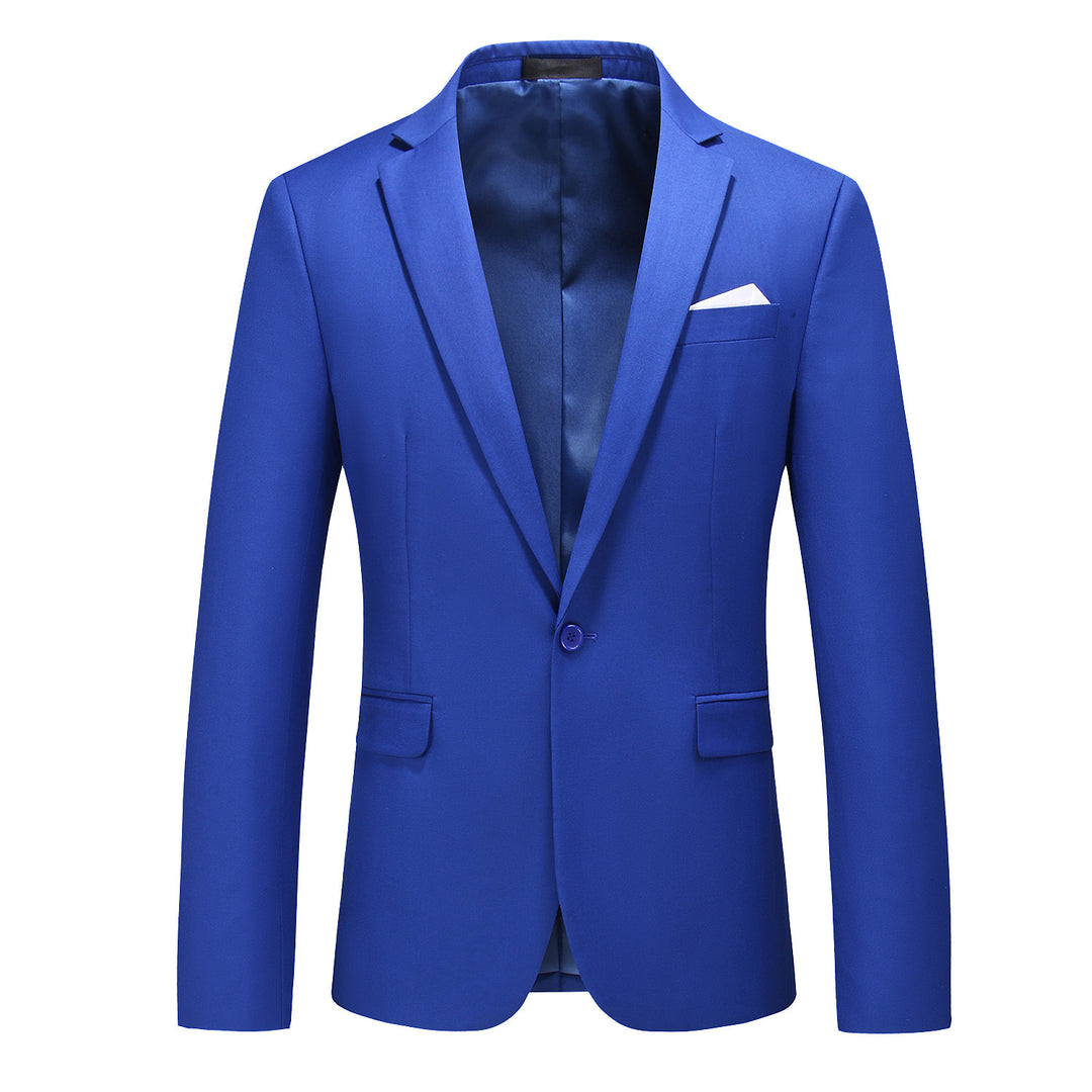Herren nan elegantes Businesssakko Slim Fit mit schmaler Silhouette und modernem Reverskragen Drune