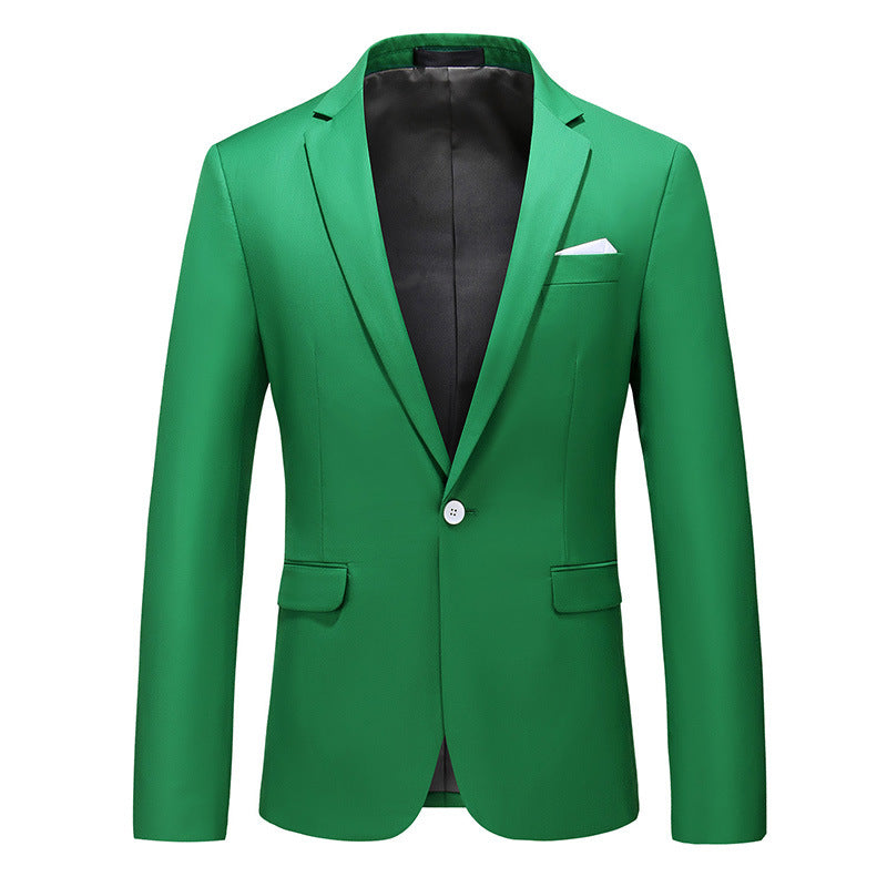 Herren nan elegantes Businesssakko Slim Fit mit schmaler Silhouette und modernem Reverskragen Drune