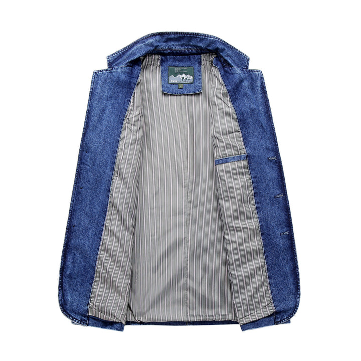 Herren Eleganter Denim Blazer Drune 1788417742