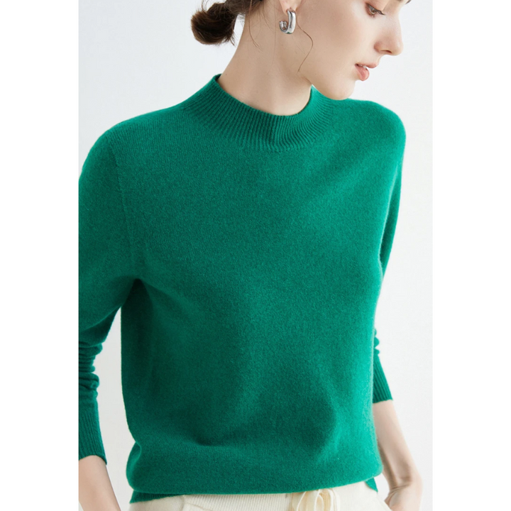 Drune | Cashmere Pullover Damen Rundhals Weicher und Leichter Strickpullover