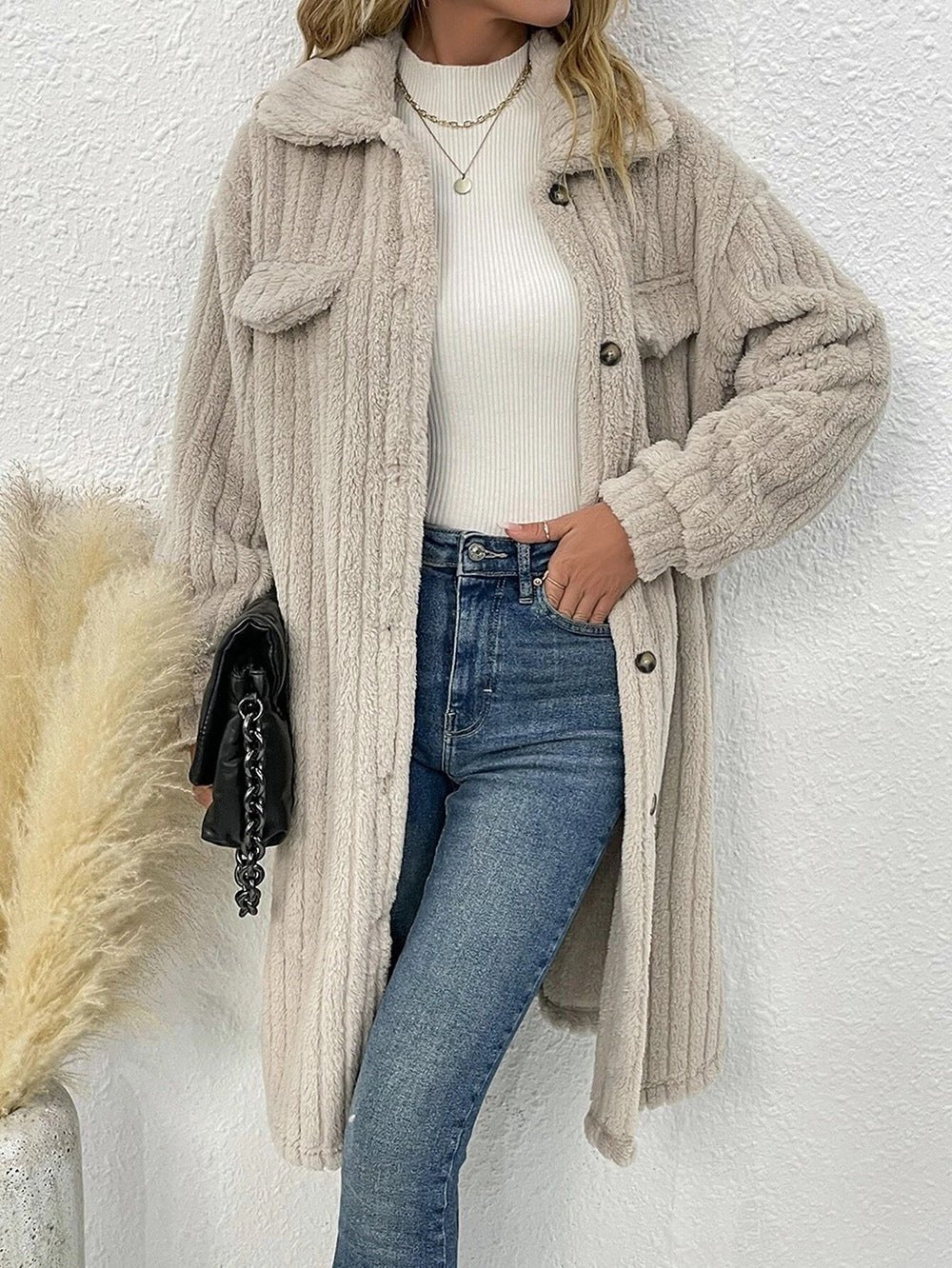 Drune | Corduroy Shacket - Übergröße - Layering-Essential - Lässiger Chic
