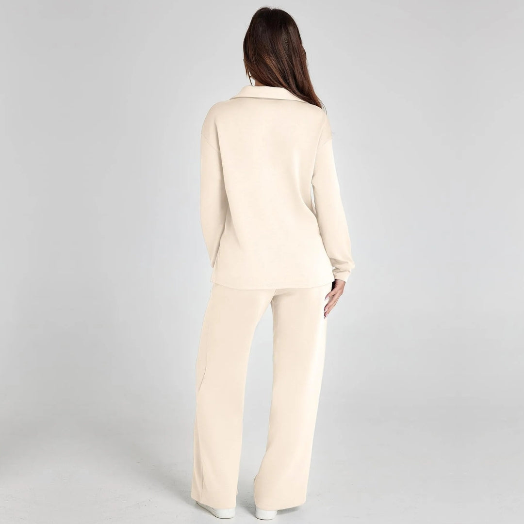 Drune | Damen Loungewear Satz mit Weiten Hosen