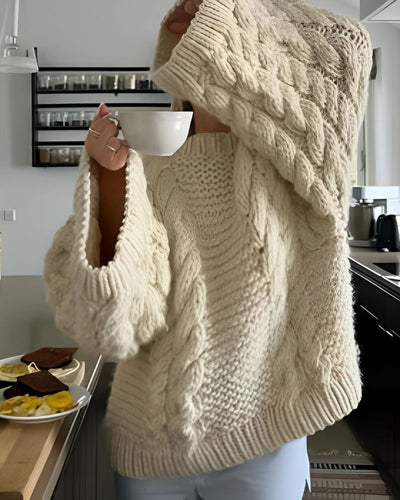 Drune | Gestrickter Übergrösse-Pullover