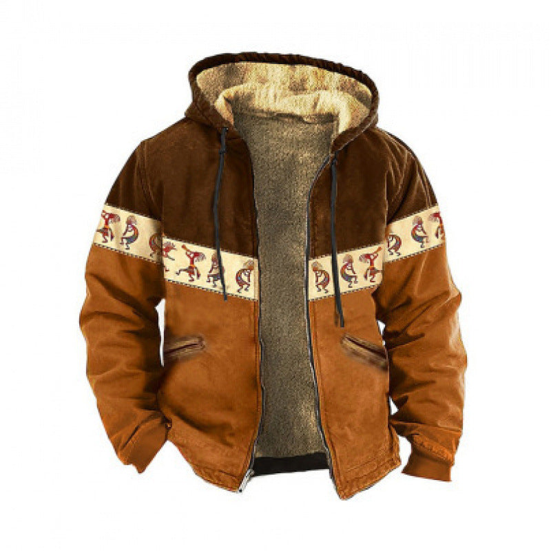 Drune | Hoodie Wollmix - Relaxed Fit Boho Stil