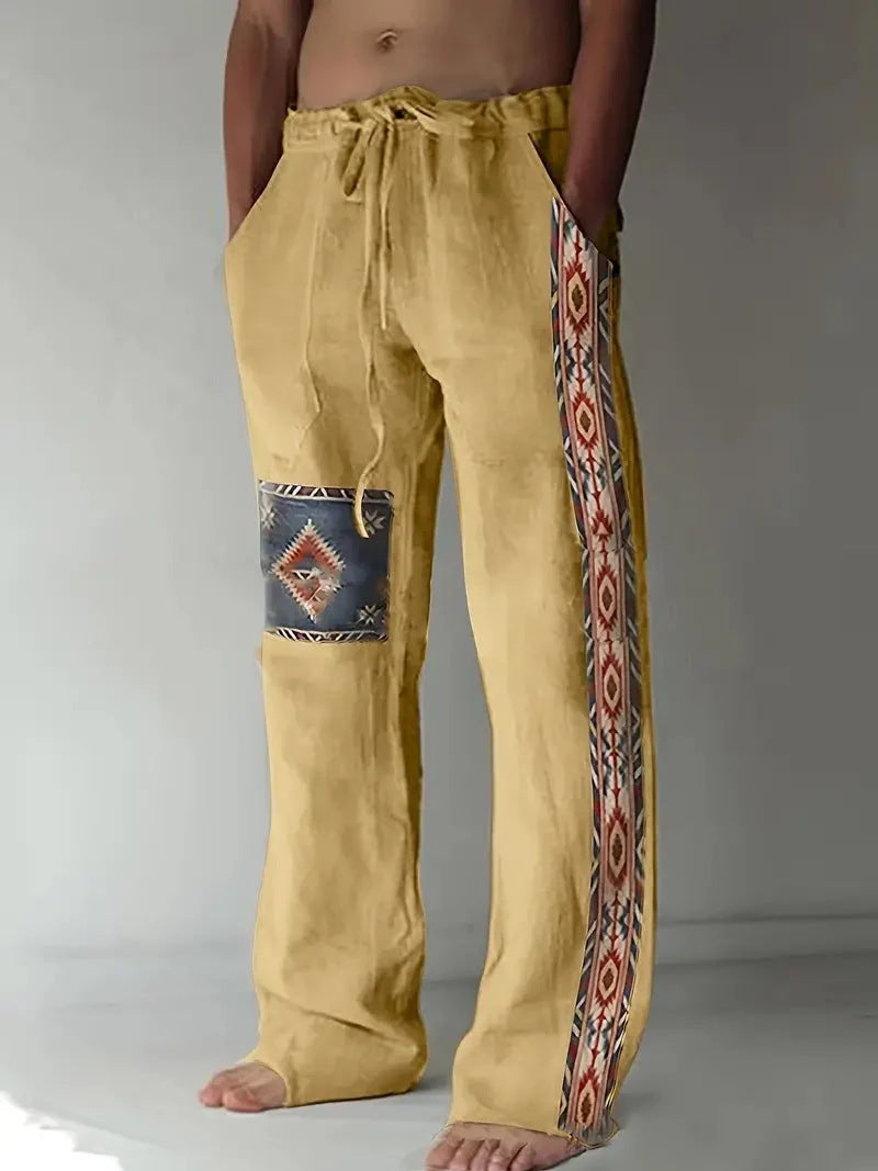 Drune | Baumwoll Leinen Hose Für Herren