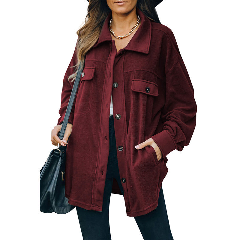 Drune | Fleece-Knopf-Jacke