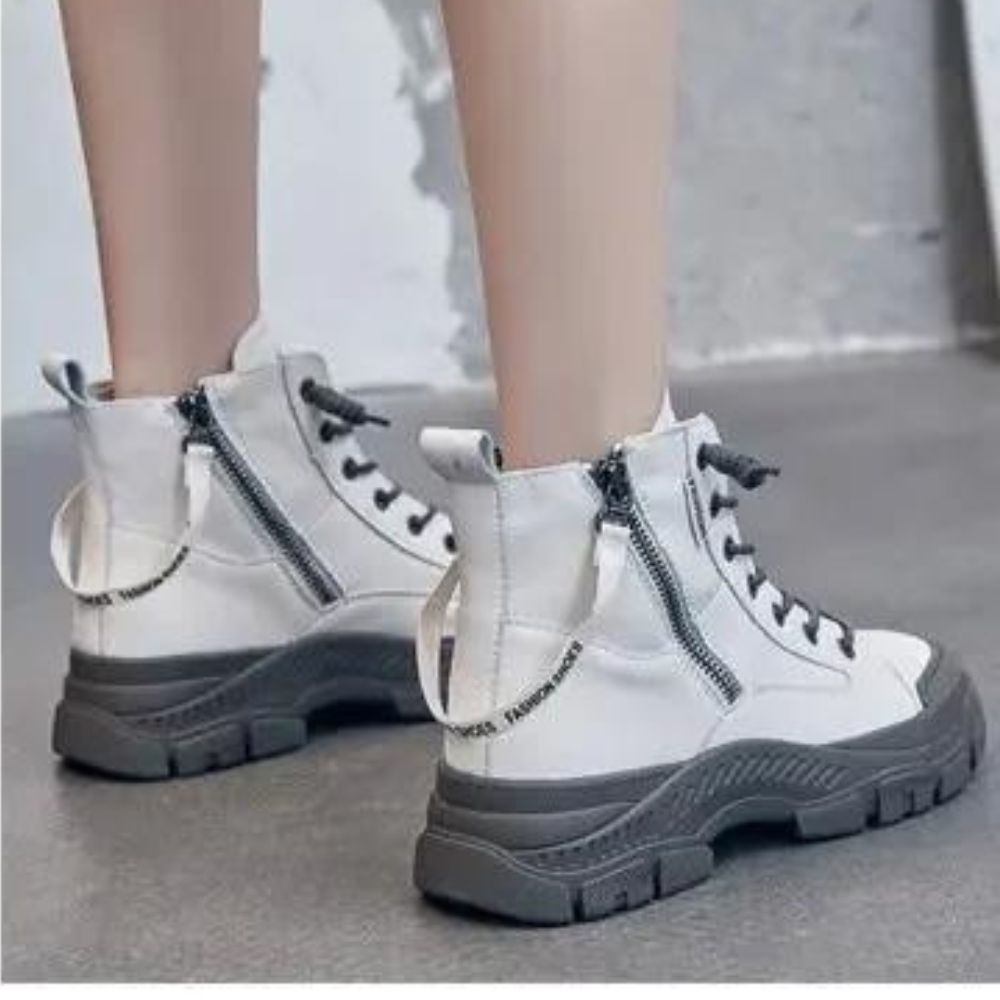 Drune - Elegante High-Top-Sneakerstiefel mit Reißverschluss
