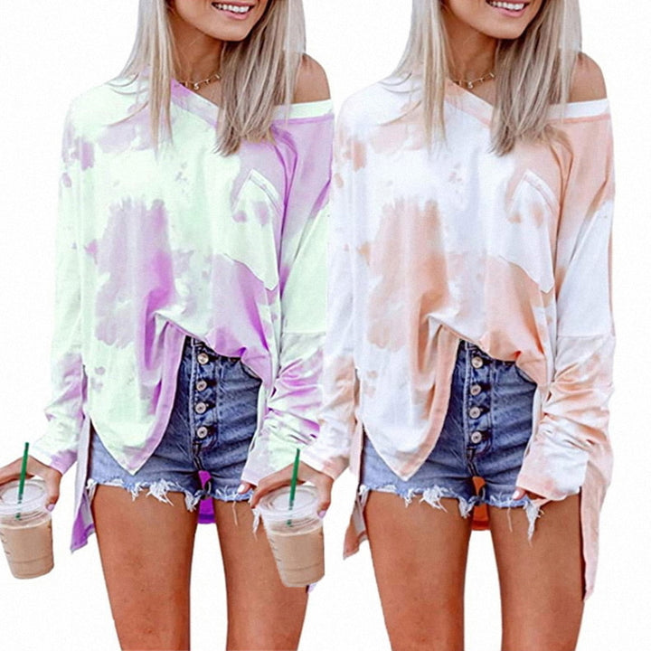 Damen Lässiges Oversize Shirt Drune