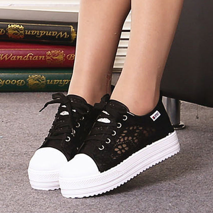 Drune | Damen Canvas Schuhe Look