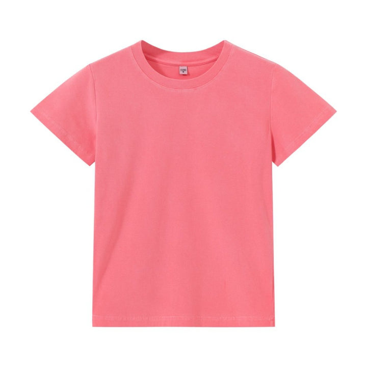 Drune | Schillerndes altes kurzes T-Shirt mit Färbung