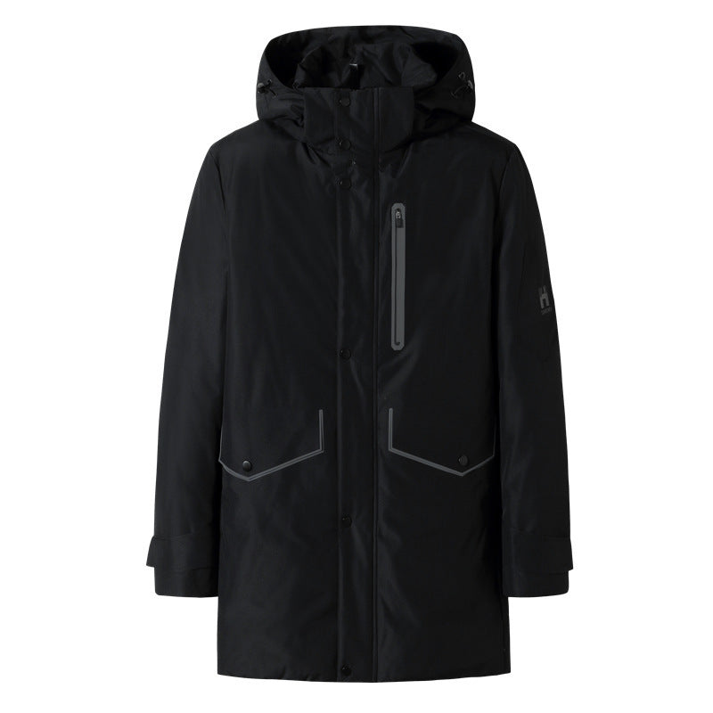 Herren Wasserdichter und isolierter Parka mit Kapuze Drune