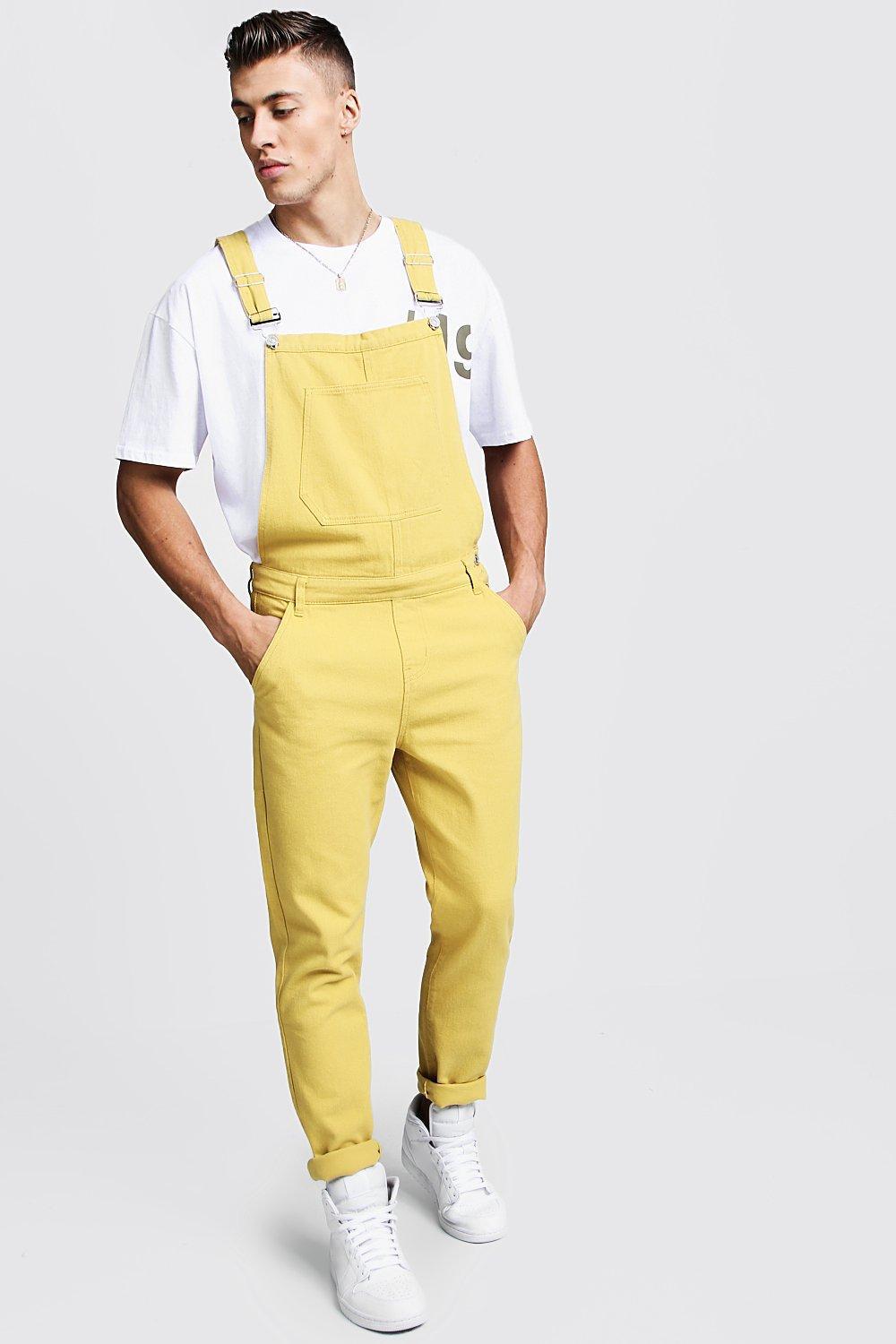 Herren Latzhose aus robustem Denim mit praktischen Taschen Drune
