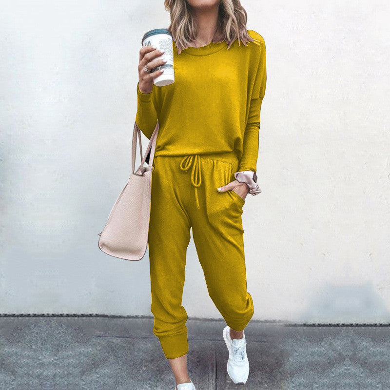 Damen Bequemer Jumpsuit mit elastischem Bund Drune