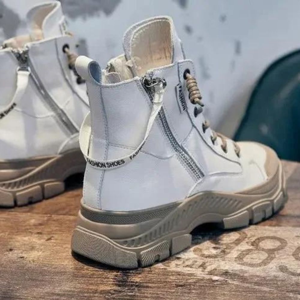 Drune - Elegante High-Top-Sneakerstiefel mit Reißverschluss