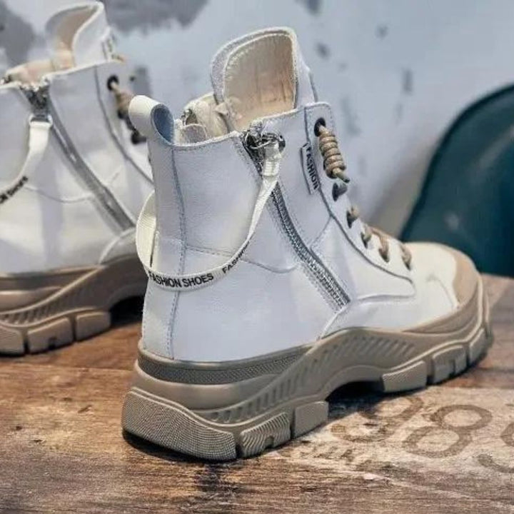 Drune - Elegante High-Top-Sneakerstiefel mit Reißverschluss