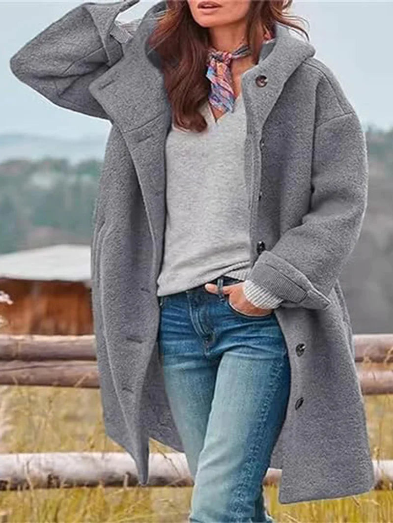 Drune | Wollenjacke mit Kapuze