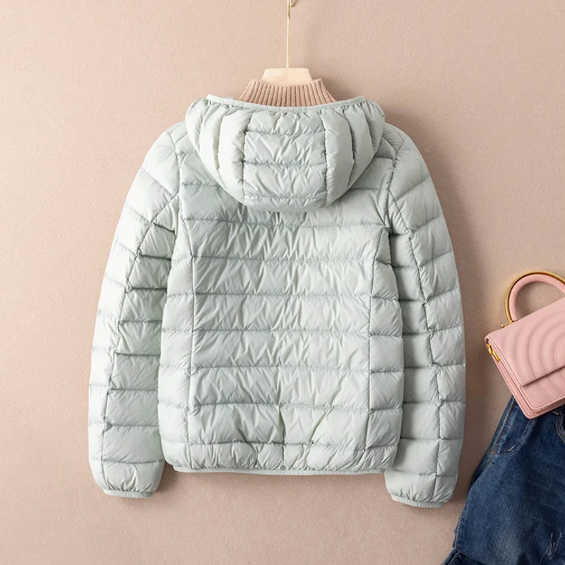Drune | Steppjacke Leicht mit Kapuze Warm Gefüttert Lässige Passform