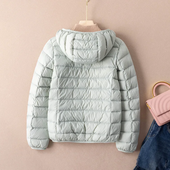 Drune | Steppjacke Leicht mit Kapuze Warm Gefüttert Lässige Passform