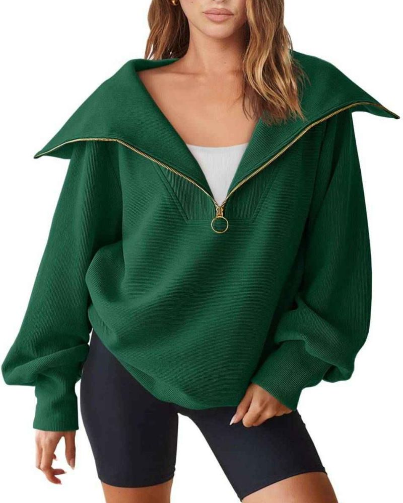 Drune | Halbreißverschluss Vielseitiger Pullover