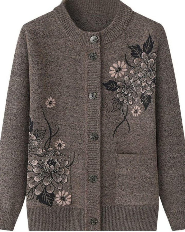 Drune | Floral Charm Strickjacke