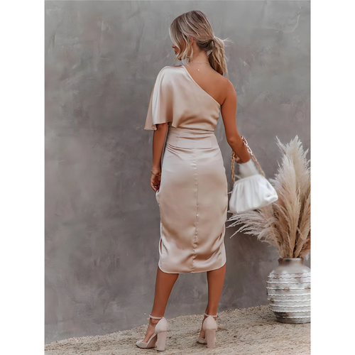 Drune | Mini Asymmetrisches Kleid Für Hochzeitsgäste Für Frauen